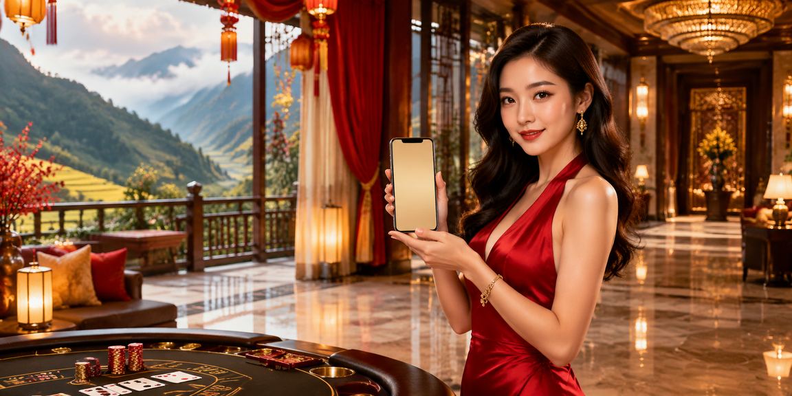 Người chơi tại Sapa theo dõi kết quả Baccarat trên điện thoại giữa lễ hội